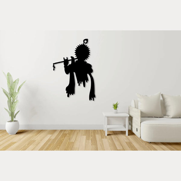 Krishna flute - Wooden Acrylic Wall Decor || Wall Hanging