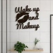 Make up - Wooden Acrylic Wall Decor || Wall Hanging