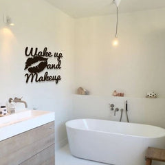 Make up - Wooden Acrylic Wall Decor || Wall Hanging