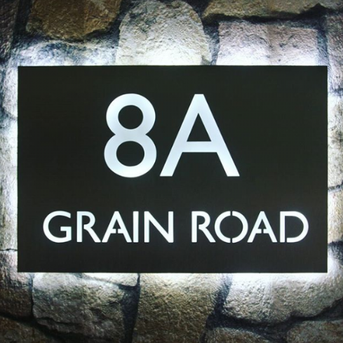 Grain - LED Name Plate