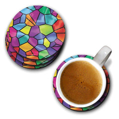 Mosiac Print - Coasters (Set of 4 Coasters)