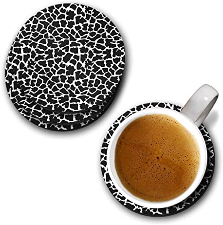 Zebra Print - Coasters (Set of 4 Coasters)