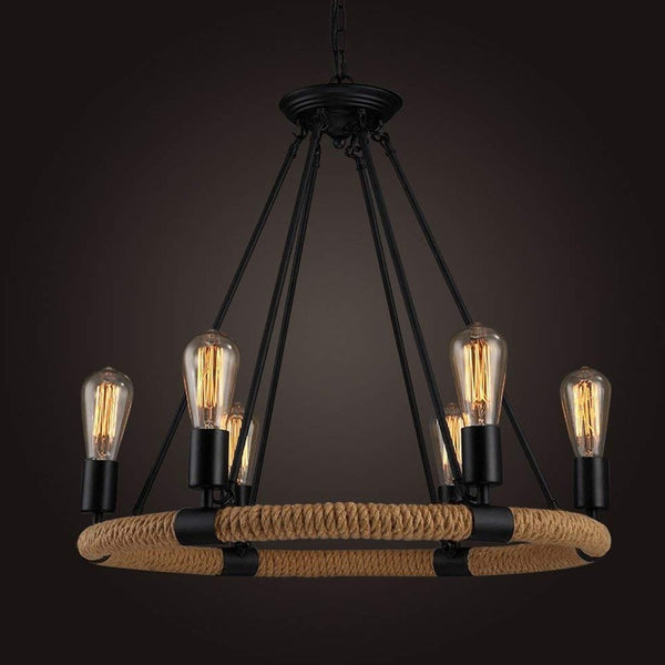 Hemp Ceiling Light / Chandelier