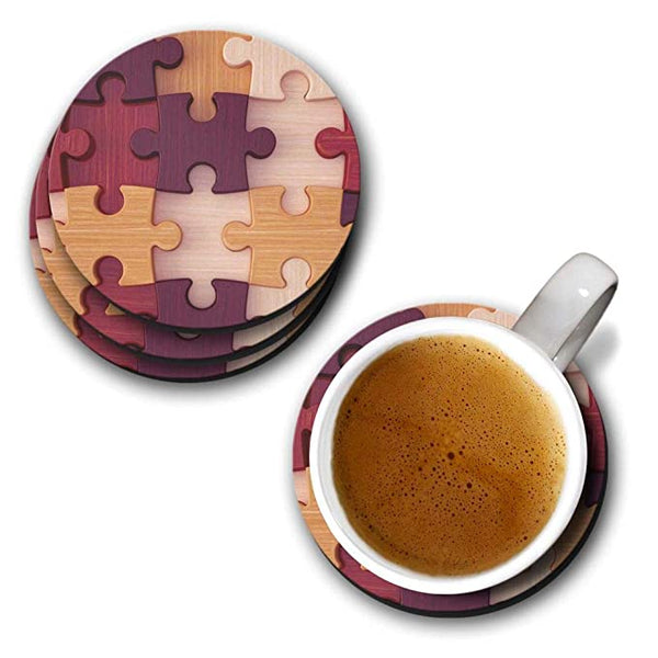 Puzzle Print - Coasters (Set of 4 Coasters)