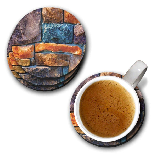 Stone Print - Coasters (Set of 4 Coasters)