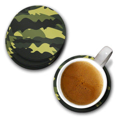 Camouflage Print - Coasters (Set of 4 Coasters)