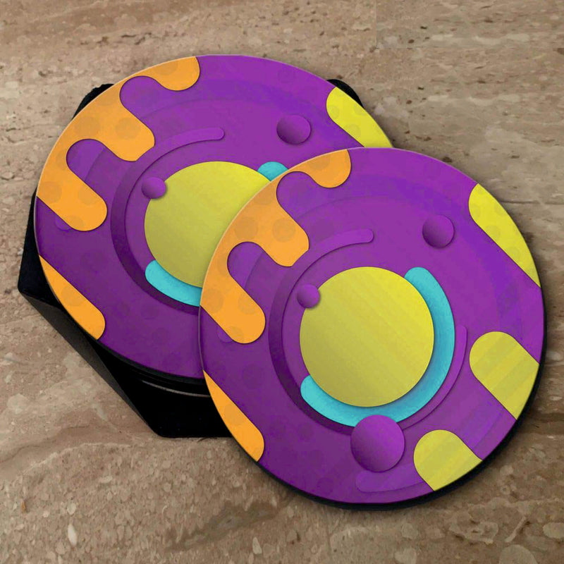 Pattern Print - Coasters (Set of 4 Coasters)