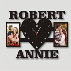 Heart - Photo Wall Clock