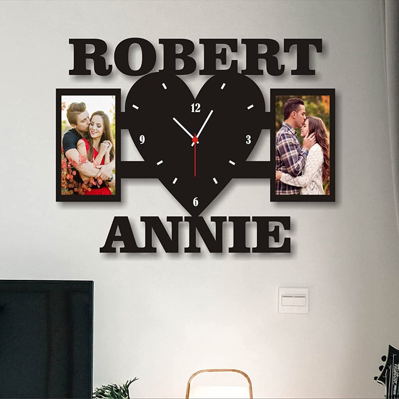 Heart - Photo Wall Clock