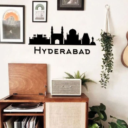 A City - Wooden Acrylic Wall Decor || Wall Hanging