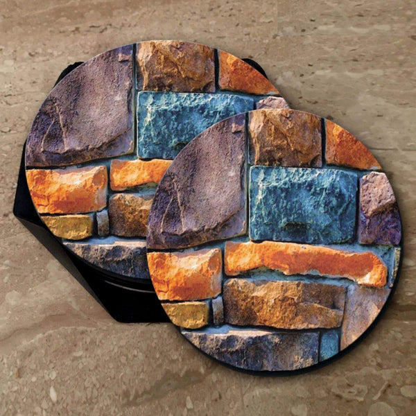 Stone Print - Coasters (Set of 4 Coasters)