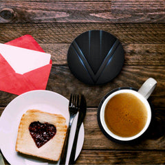 Blue Honeycomb Print - Coasters (Set of 4 Coasters)