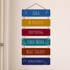 Wisdom Words - Wooden Acrylic Wall Decor || Wall Hanging