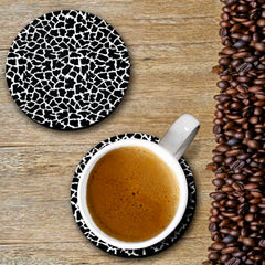 Zebra Print - Coasters (Set of 4 Coasters)