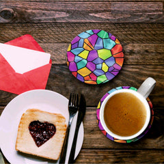 Mosiac Print - Coasters (Set of 4 Coasters)