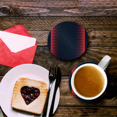 Red & Blue Pattern - Coasters (Set of 4 Coasters)