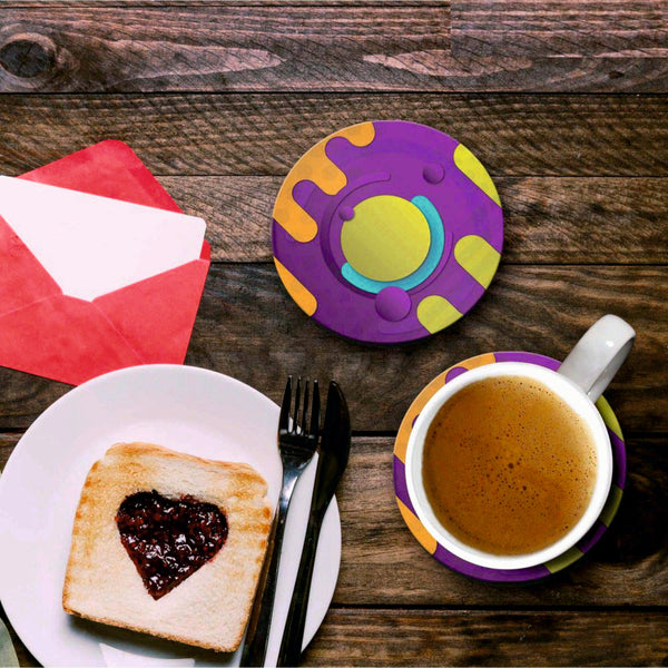 Pattern Print - Coasters (Set of 4 Coasters)