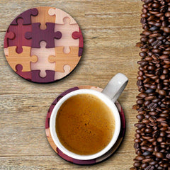 Puzzle Print - Coasters (Set of 4 Coasters)