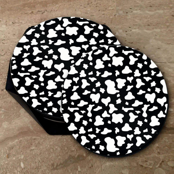 Black & White Print - Coasters (Set of 4 Coasters)