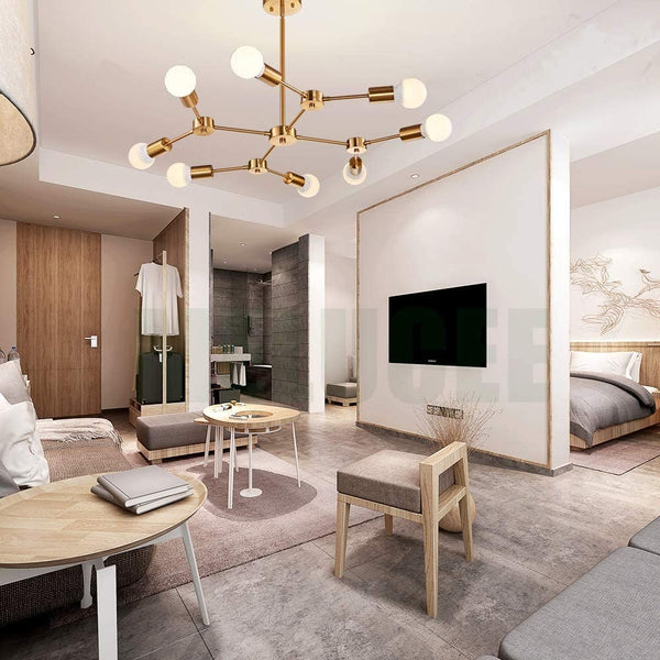 Golden Bulb Ceiling Light / Chandelier