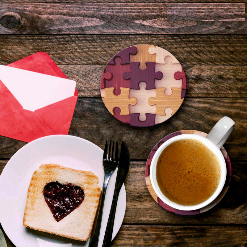 Puzzle Print - Coasters (Set of 4 Coasters)