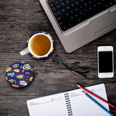 Comic Print - Coasters (Set of 4 Coasters)