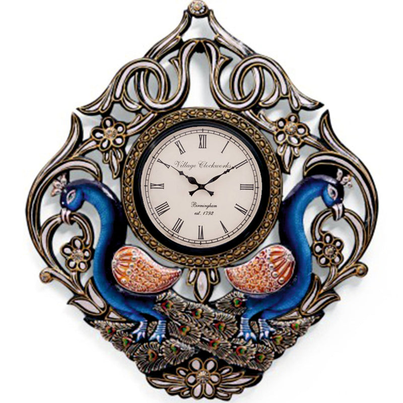 Peacock - Wall Clock
