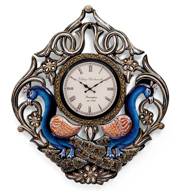 Peacock - Wall Clock