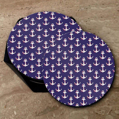 Anchor Print - Coasters (Set of 4 Coasters)