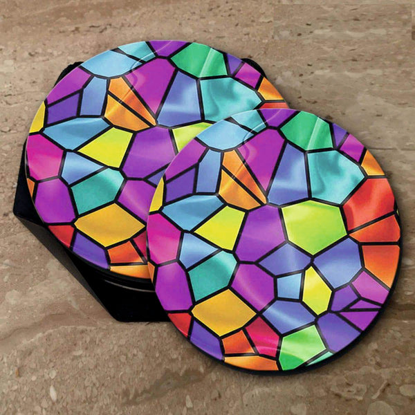 Mosiac Print - Coasters (Set of 4 Coasters)