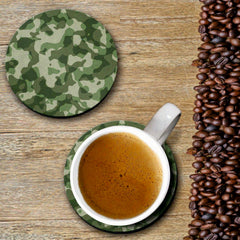Army Print - Coasters (Set of 4 Coasters)