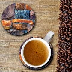 Stone Print - Coasters (Set of 4 Coasters)