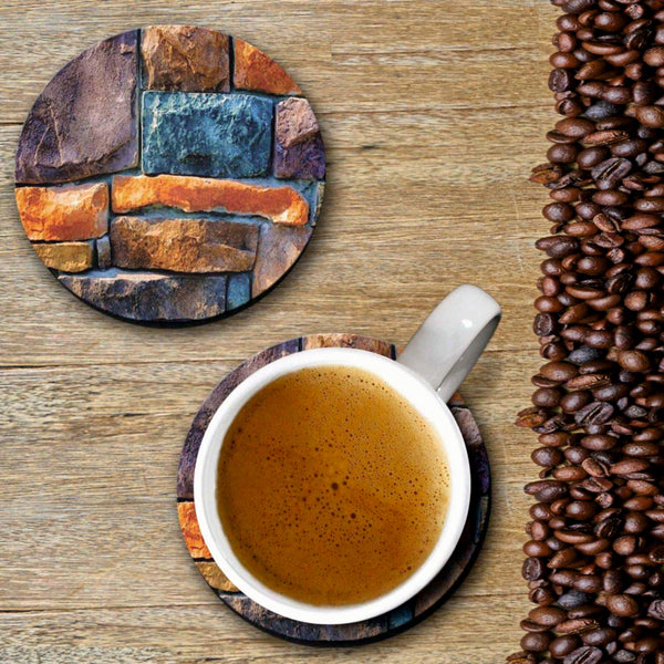 Stone Print - Coasters (Set of 4 Coasters)