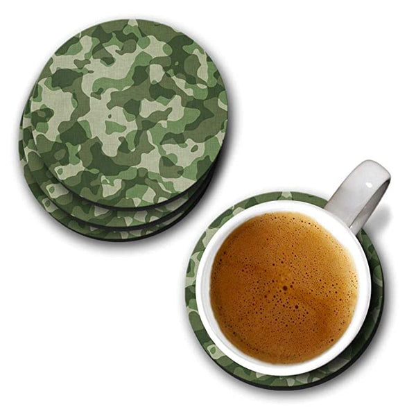 Army Print - Coasters (Set of 4 Coasters)