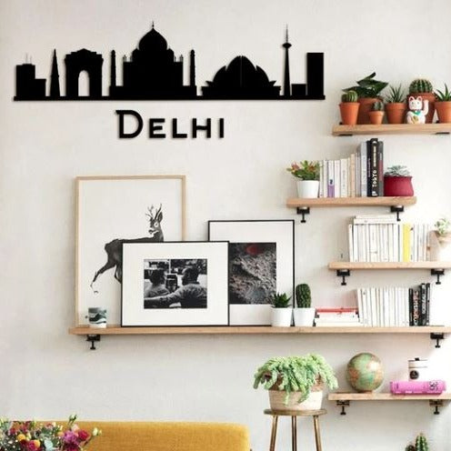 A City - Wooden Acrylic Wall Decor || Wall Hanging