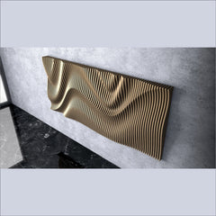 Parametric Waves - Wooden Wall Decor || Wall Hanging
