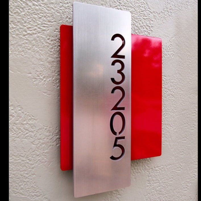 Number - Vertical Name Plate