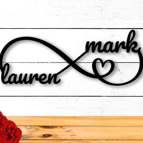 Customise Infinite Love - Wooden Acrylic Wall Decor || Wall Hanging