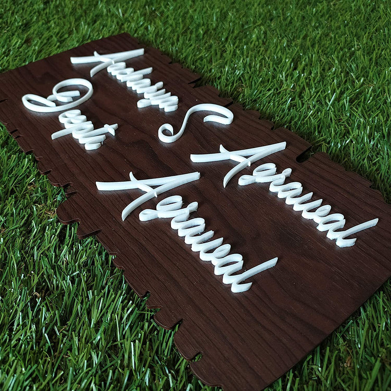 Elegant rectangular - Name Plate