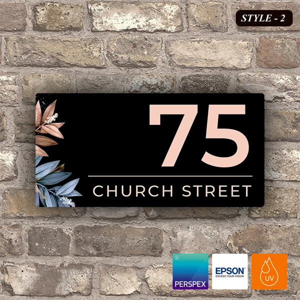 Modern Rectangular - Name Plate