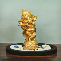 Ganesh with Bansuri - Diya