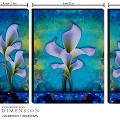 Blue Tulip - Wall Painting