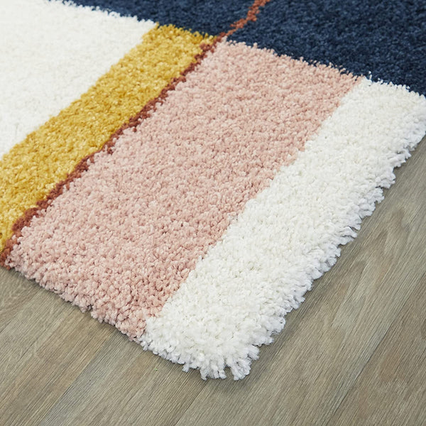 Blue Yellow Abstract - Carpet