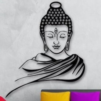 Awakening Buddha - Wooden Acrylic Wall Decor || Wall Hanging
