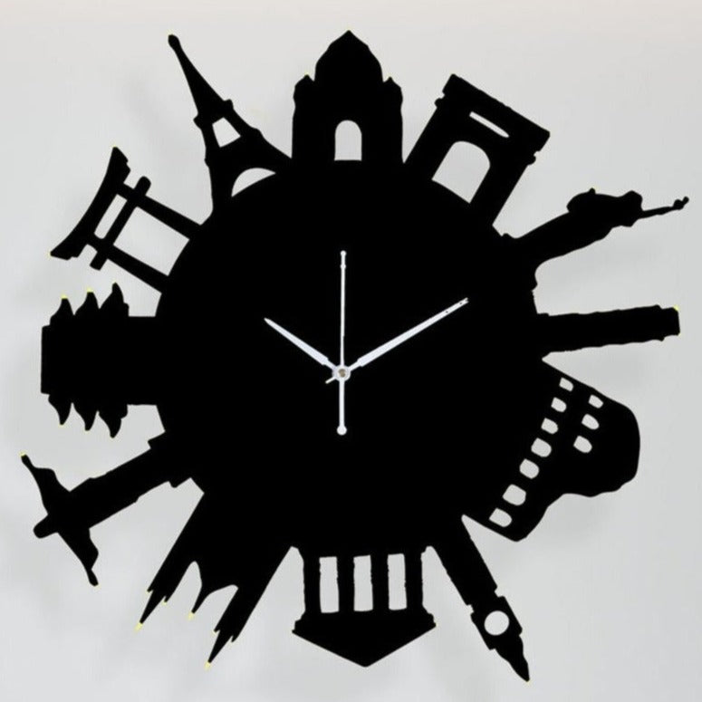 Seven Wonders - Wall Clock