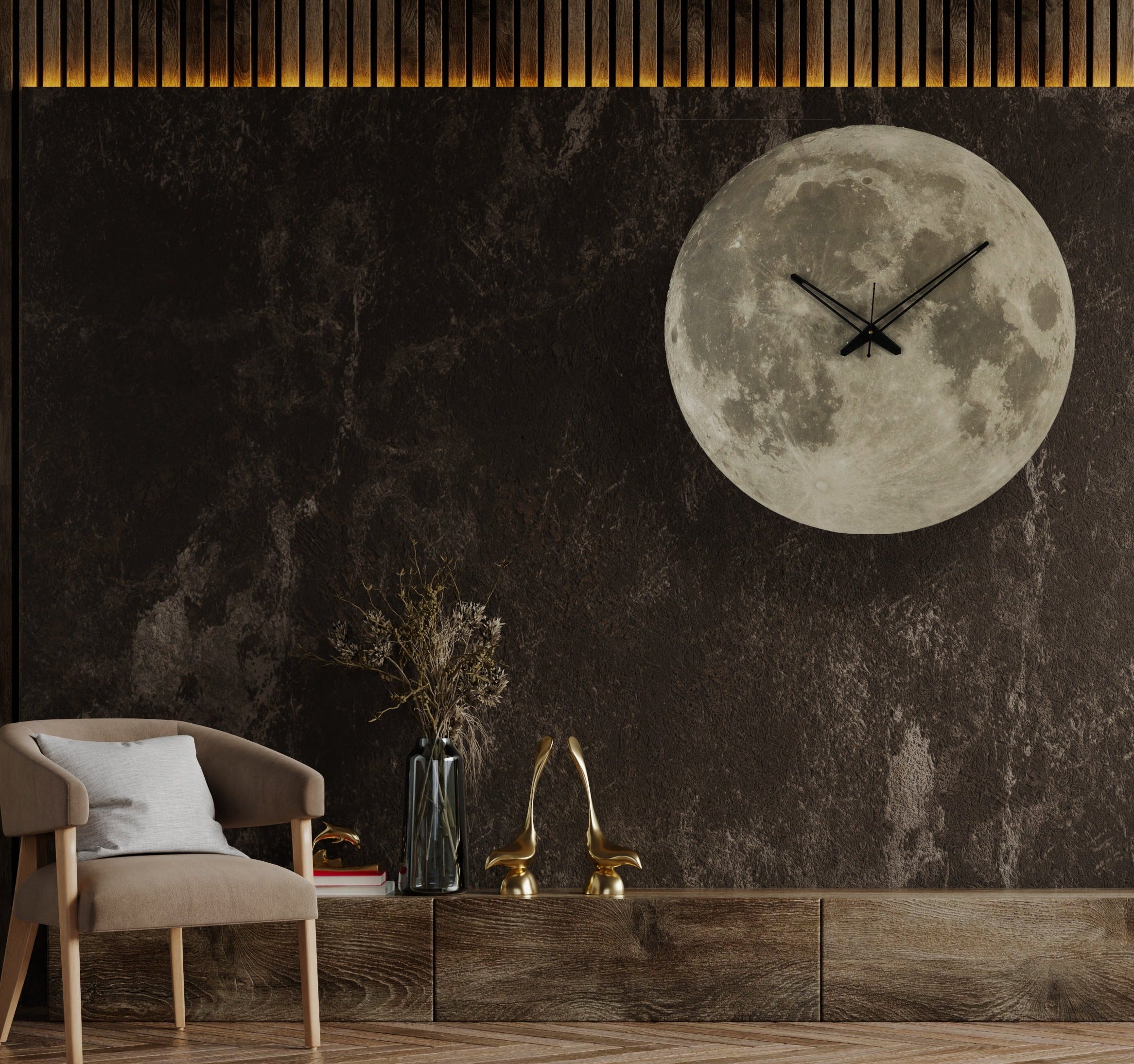 Moon - Wall Clock