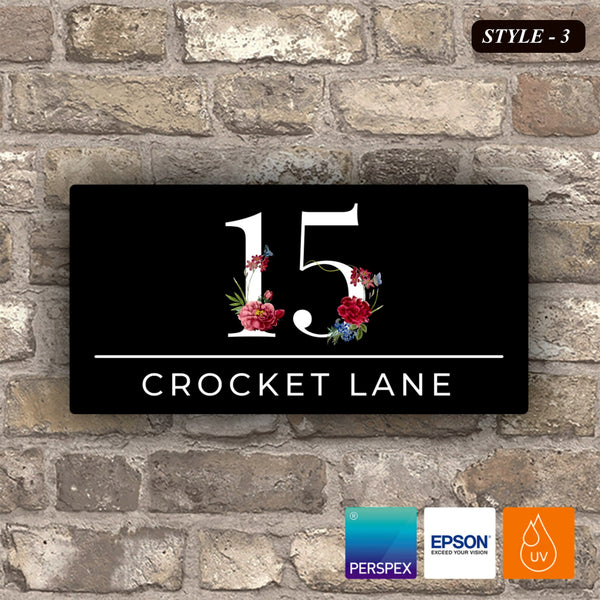 Modern Rectangular - Name Plate