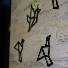 Birds - Wooden Acrylic Wall Decor || Wall Hanging (Set of 6 Birds)