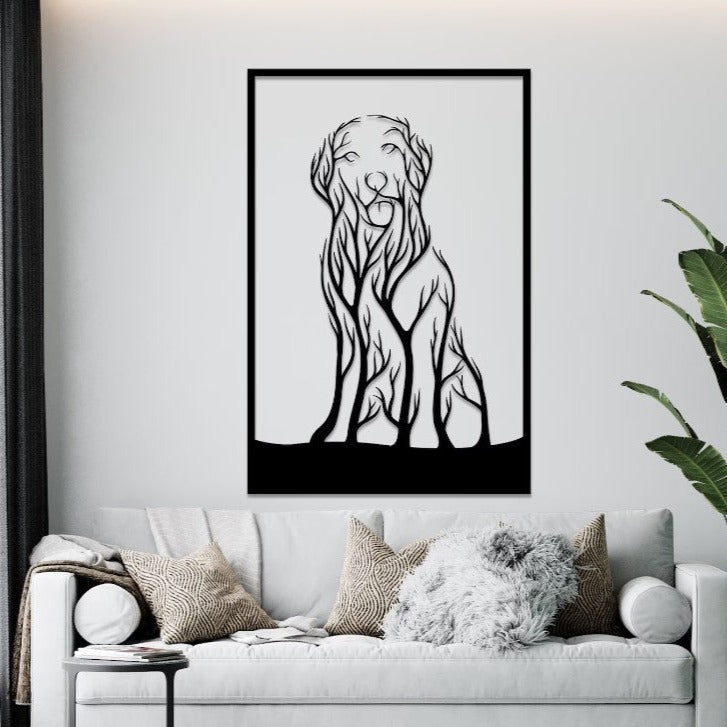 Dog - Wooden Acrylic Wall Decor || Wall Hanging