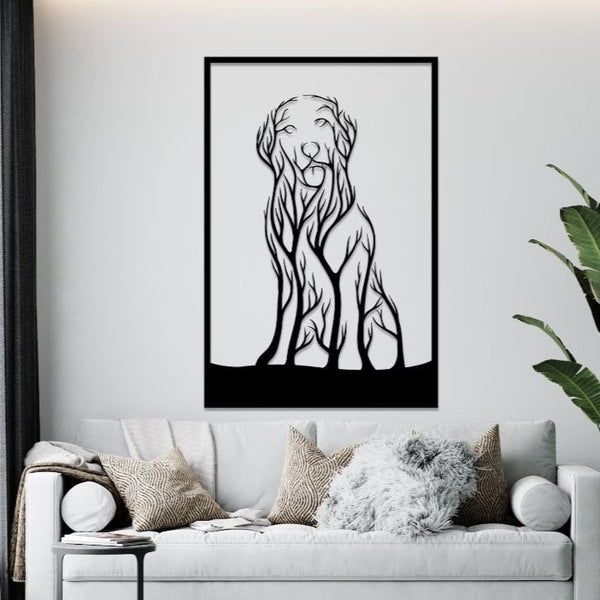 Dog - Wooden Acrylic Wall Decor || Wall Hanging